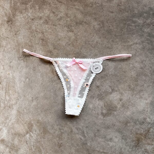 Panties gris / corazones